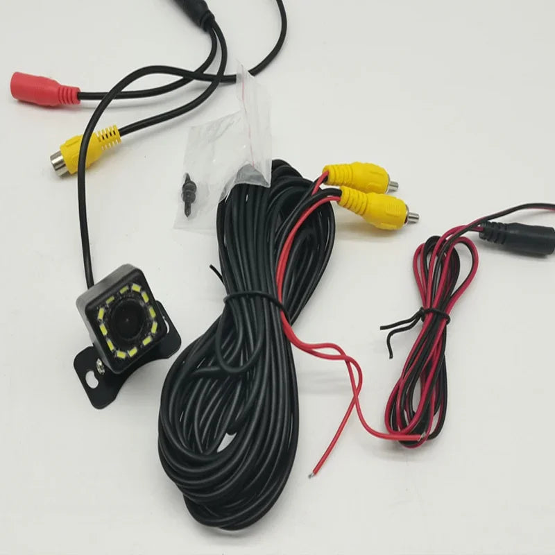 Car Rear / Front Camera Night Vision Waterproof Parking Camera Wide Angle for Car Radio Head Unit 12LED/4LED/Fisheye Camera