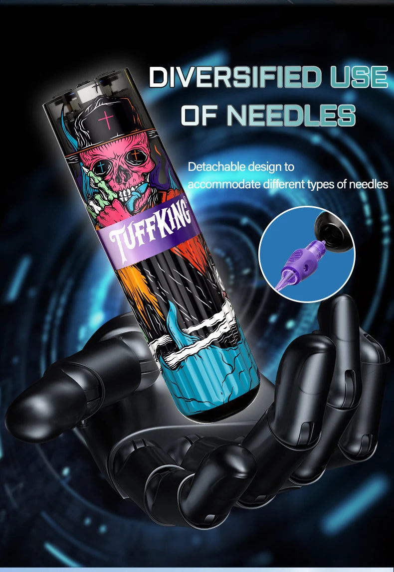 New polymer plastic shell power pen tattoo machine motor machine personalized pattern hot selling tattoo pen wholesale