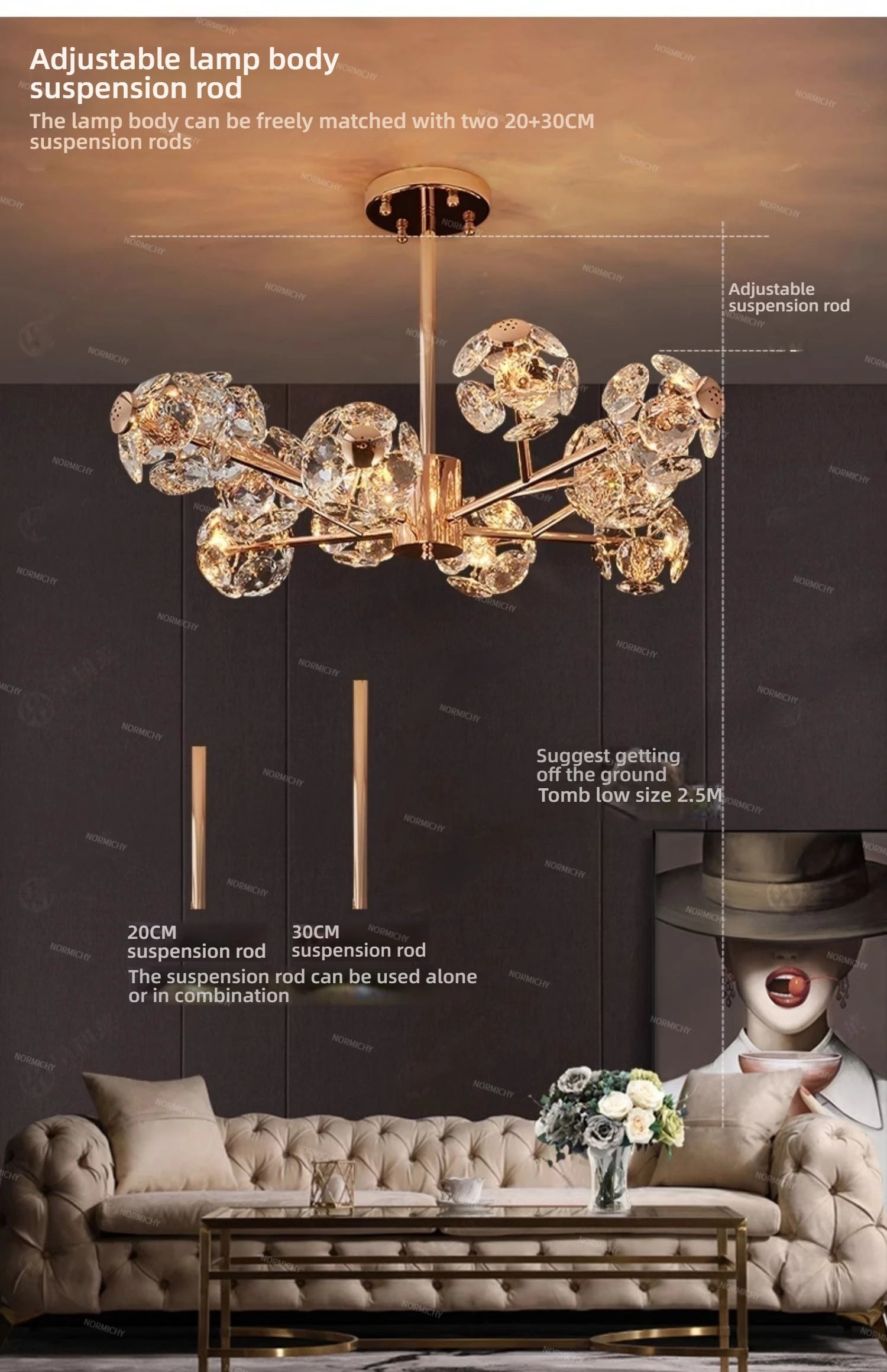 Modern Dining Room Light Luxurious High-End Bedroom And Study Lighting Fixtures Home Decoration For Living Room Pendant Light