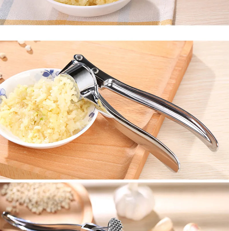Kitchen Stainless Steel Garlic Smasher Squeezer Manual Press Grinding Tool Kitchen Accessories Kitchen Accessories Tools
