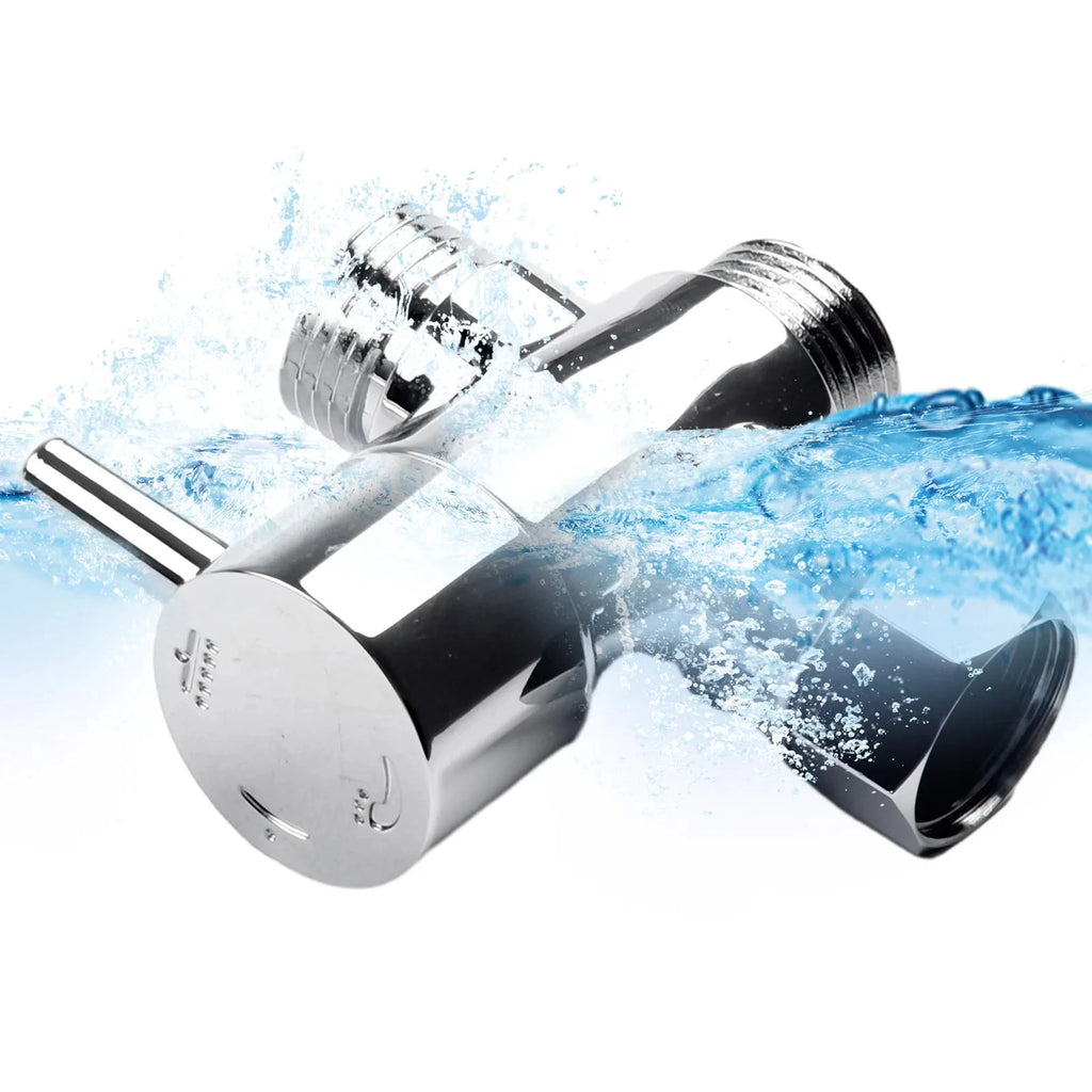 3 Way Shower Head Diverter Valve G1/2 Three Function Switch Adapter Connector Head Faucet Bathroom Accessories 3 Way Shower Head