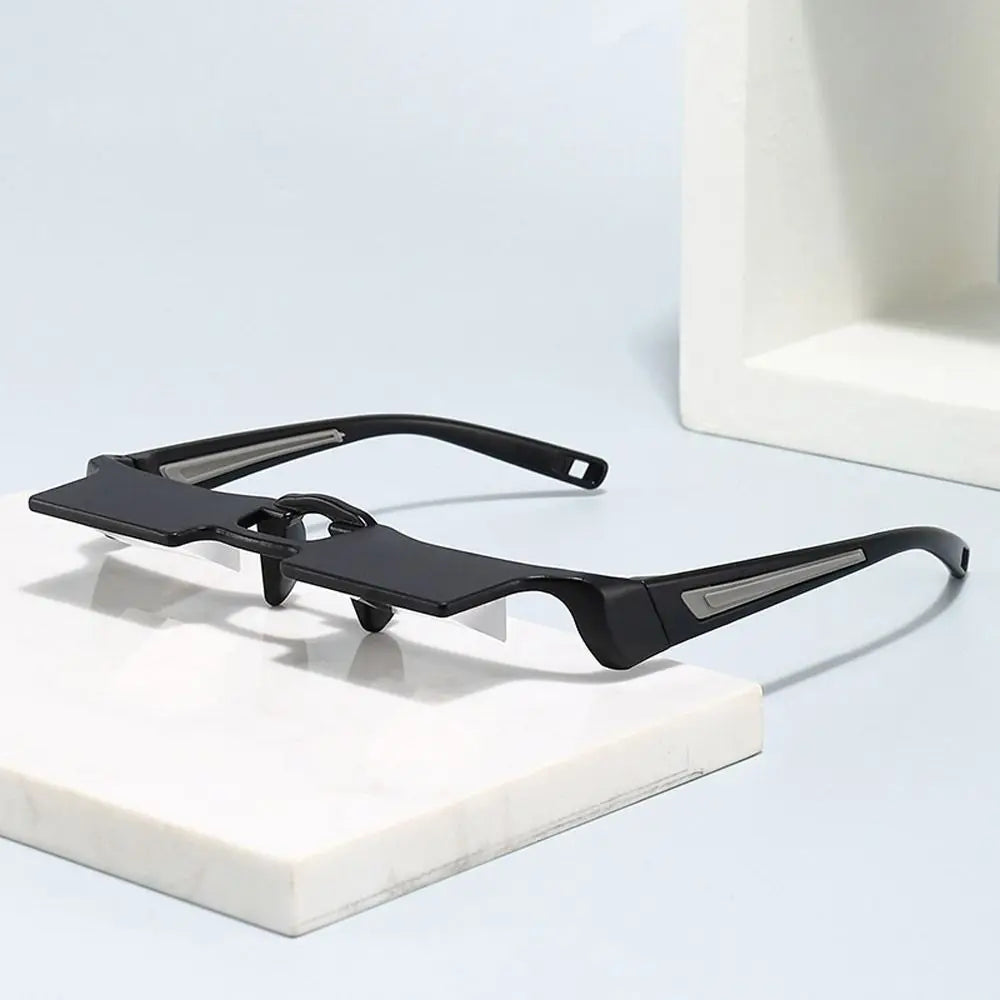 Reading Glasses Mirror Ultra-light Lazy Refractor Glasses Lying Down Watching TV Horizontal Reading Mirror HD Protective Glasses