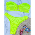 Bandeau Bikini Swimsuit Women 2026 Two-piece Swimwear Thong Bikinis Sets Female Bathing Suit Push Up Monokini Beach Wear Biquini