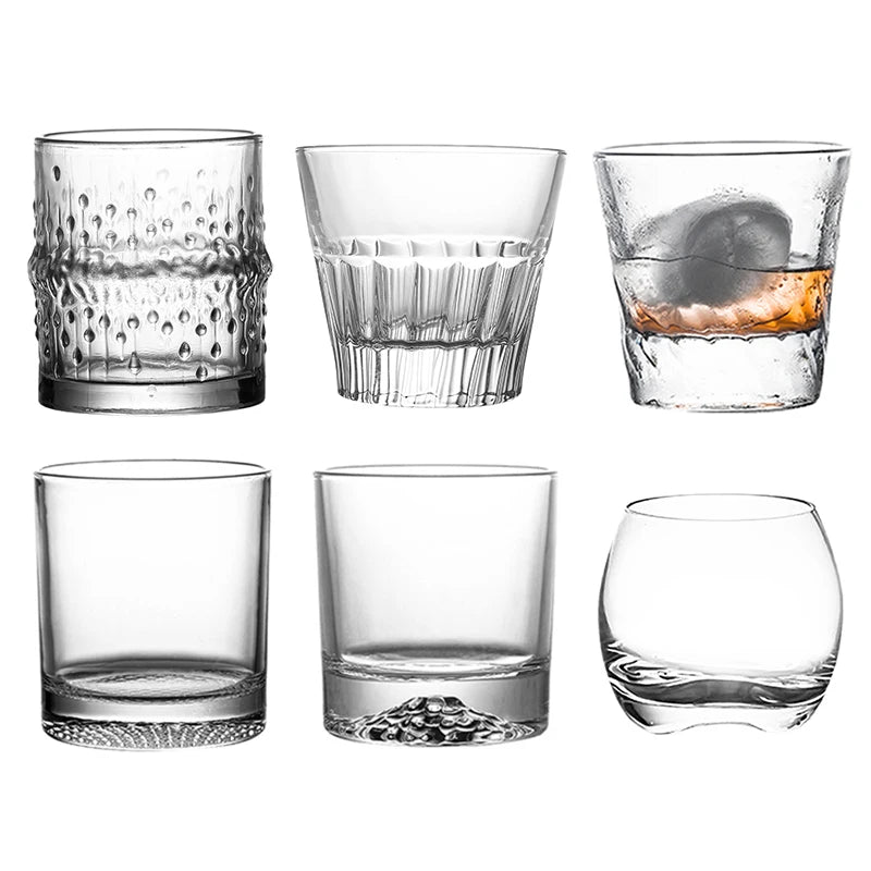 Whiskey Glasses, Scotch Whisky, Bourbon, Cocktails, RUM, Durable Whiskey Glasses