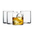 4PCS Ultra Thin Whiskey Glasses, Excellent For Cocktail Bourbon Rocks Glassware 350ml Drinkware