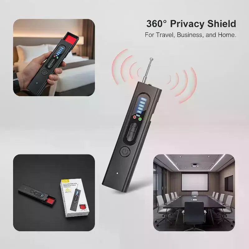 Security Scanner: Hidden Camera Detector, RF Signal Finder, GPS Tracker & Bug Detector All-in-One Gadget
