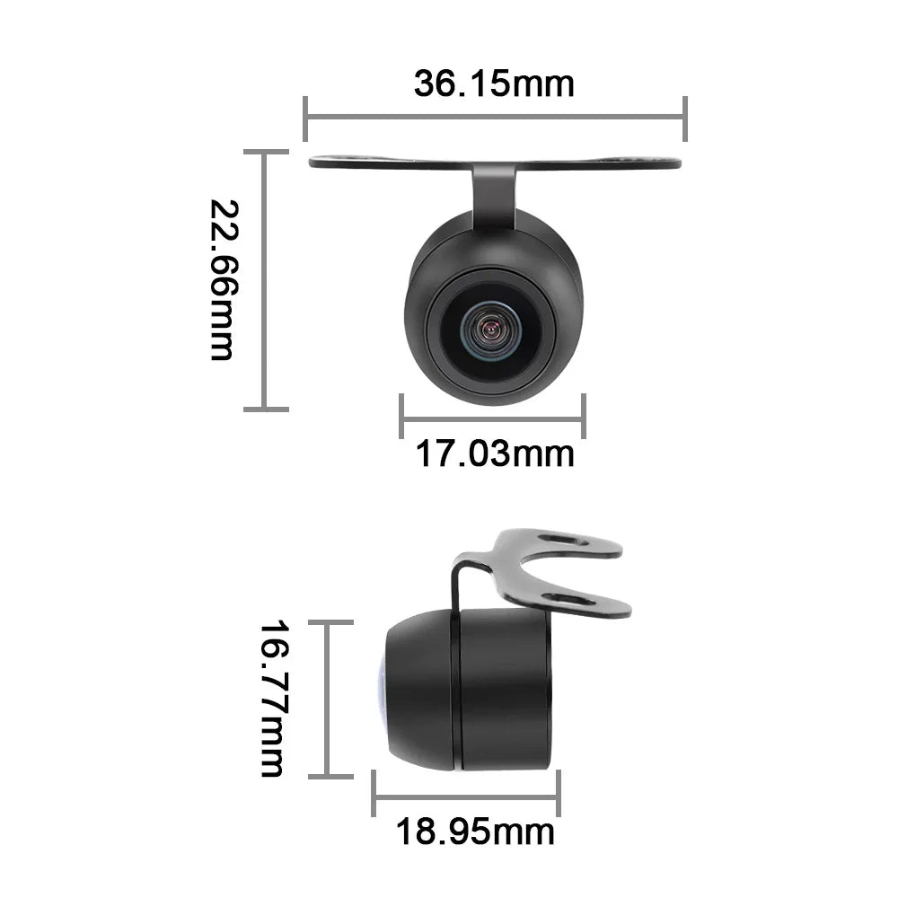 Car Rear / Front Camera Night Vision Waterproof Parking Camera Wide Angle for Car Radio Head Unit 12LED/4LED/Fisheye Camera