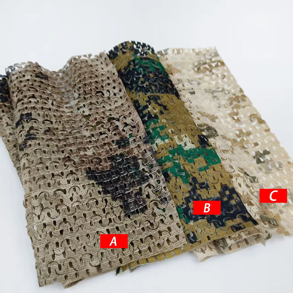 DIY Camouflage Mesh for Micro Military Scene Model Material Cover Mesh Size 10x15cm