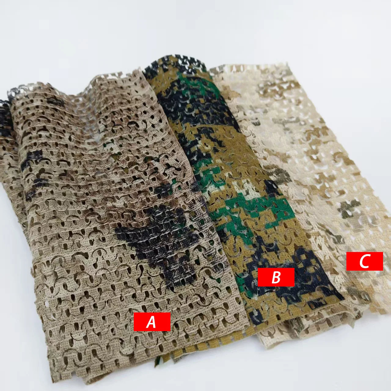 DIY Camouflage Mesh for Micro Military Scene Model Material Cover Mesh Size 10x15cm