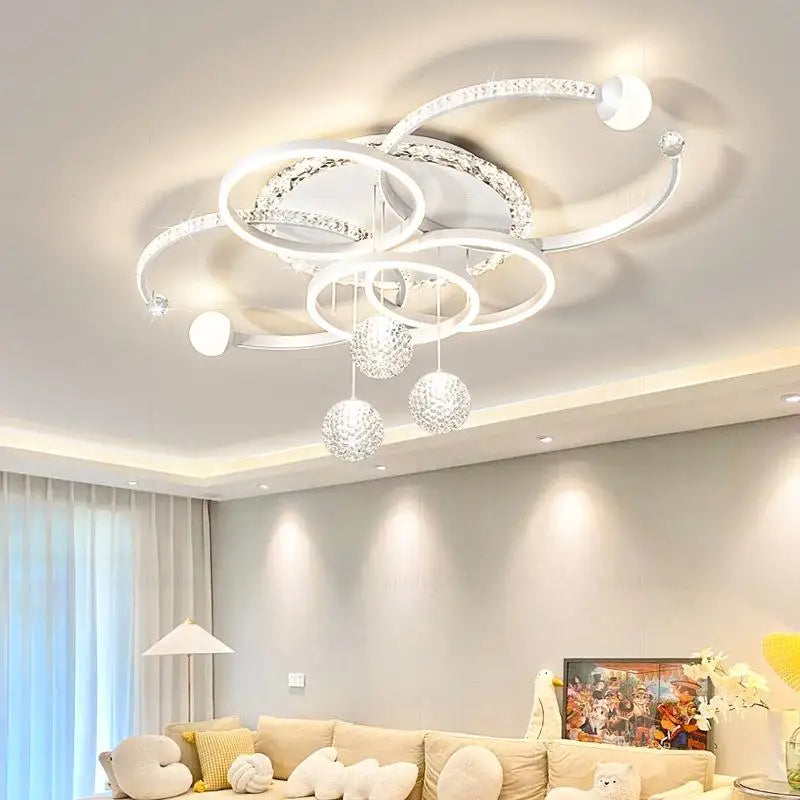 Modern Light Luxury Master Bedroom Pendant Lamp LED Creative Restaurant Lamp Villa Bedroom Interior Decoration Lighting Fixtures
