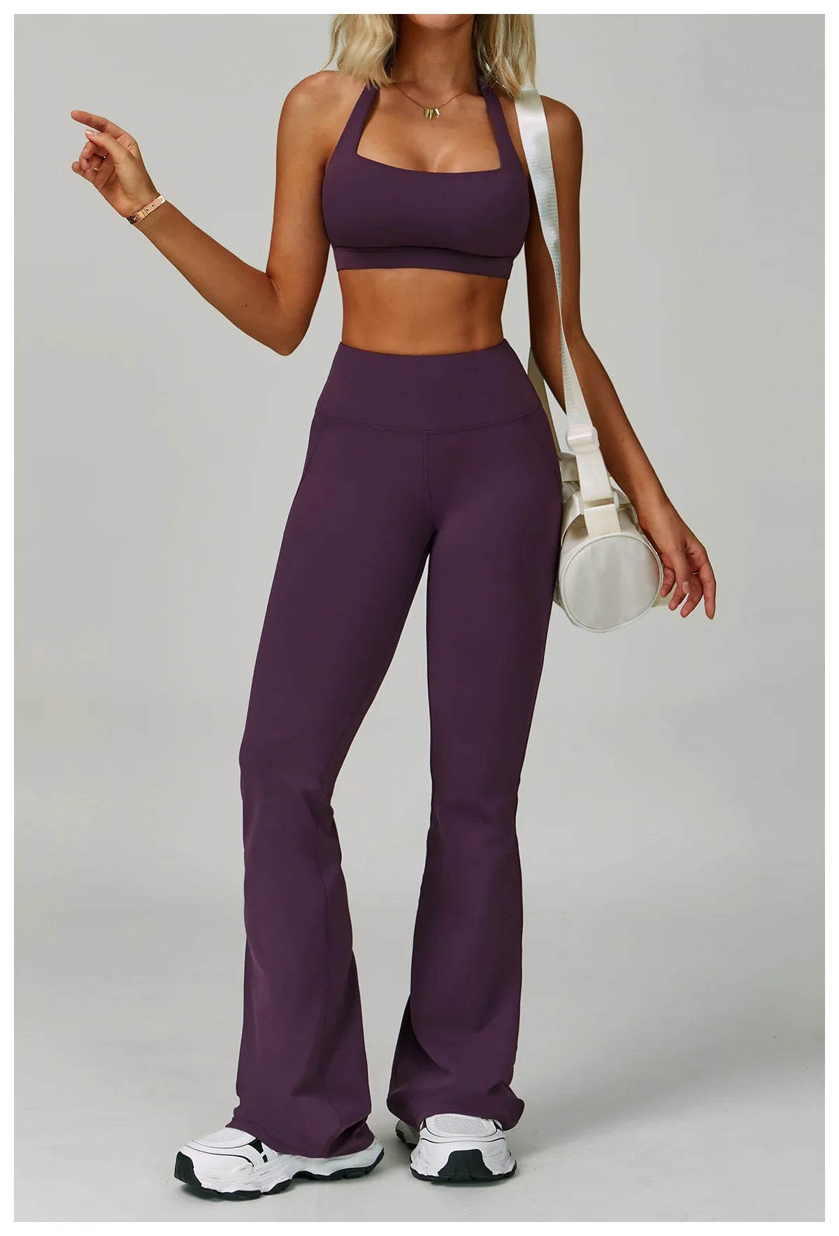 Women's Tracksuit 2 Piece Set Fitness Clothes Yoga Sets Sportswear Workout Bra High Waist Leggings Set Gym Clothing Sports Suits
