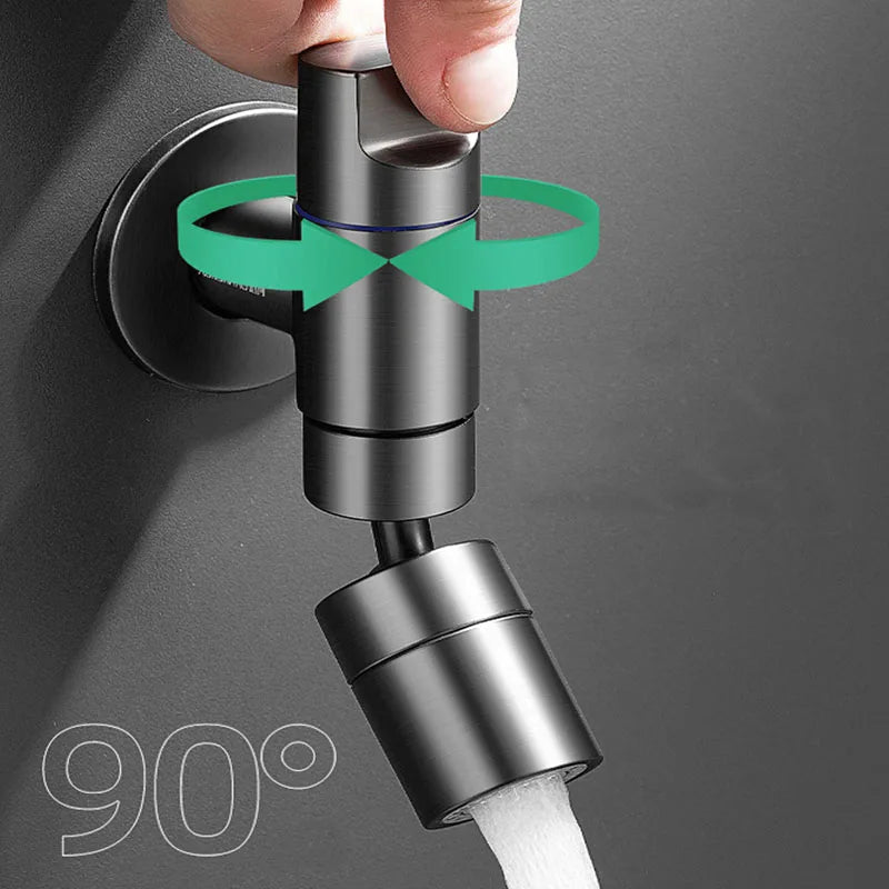 In-wall Single Cold Water Faucet G1/2 Stainless Steel Bathroom Cleaning Room Basin Faucet Two Water Outlet Modes