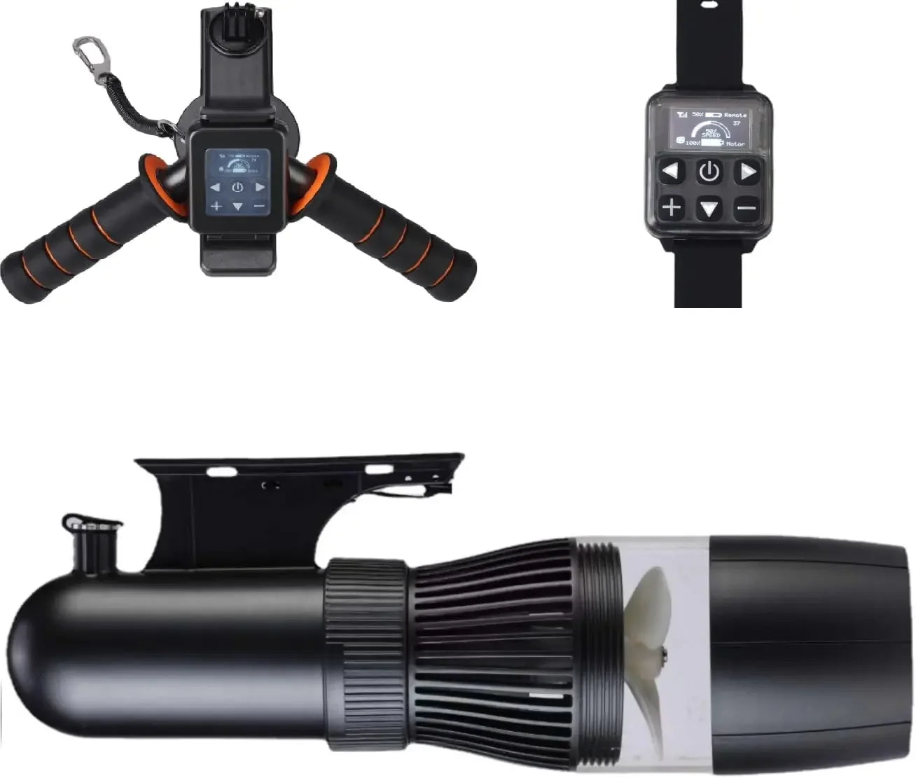 New 500W Electric Underwater Scooter 40M Brushless Motor 60 Minute Removable Battery Water Scooter 114