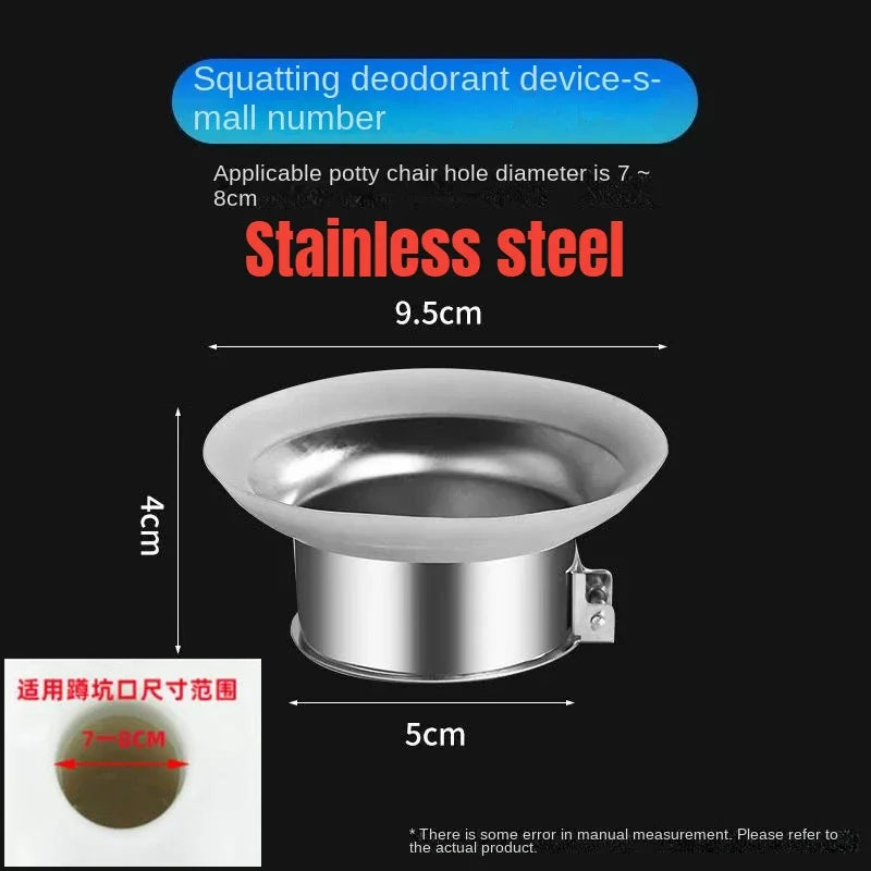 Toilet Deodorant Plug Deodorant Cover Bathroom Squatting Toilet Deodorant Plug Automatically Closes Toilet Odor Blocker Tool