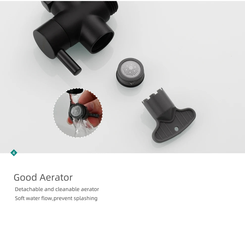Ciencia Brass Faucet Diverter Valve Kitchen Sink Faucet Valve Splitter with Aerator Sink Hose Connector M22 to M24