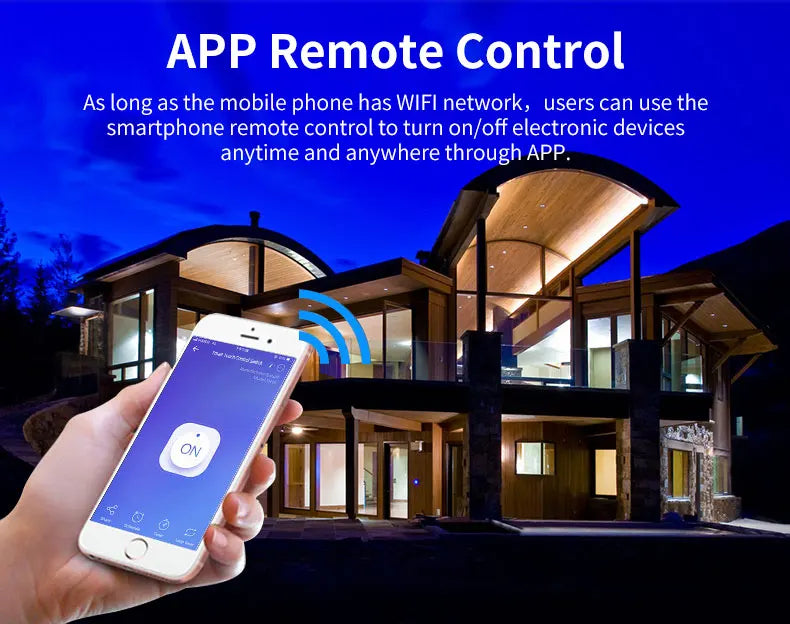 UBARO EU Standard 2 Way Wifi Smart Wall Switch Multi Control Voice Timer Sharing Function Works With Tuya App Home Improvemet