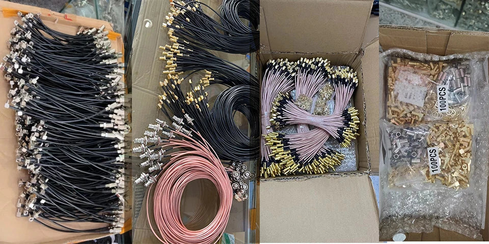 2PCS TV Female to Female Male Adapter TV Cable Dual-Pass Straight TV Male to TV Male For Antenna