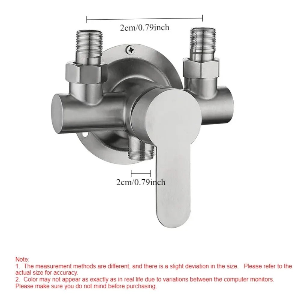 Toilet Shower Mixer Tap Hot and Cold Switch Shower Faucet 304 Stainless Steel Bathroom Accessries Hot & Cold Shower Accessories
