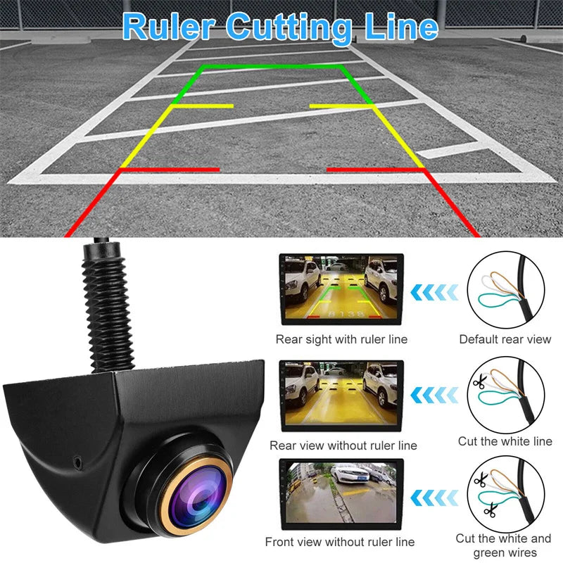 AHD 1920x1080P Car Rear View Camera 170° Fisheye Golden Lens Full HD Night Vision Vehicle Reversing Front Cameras B.H