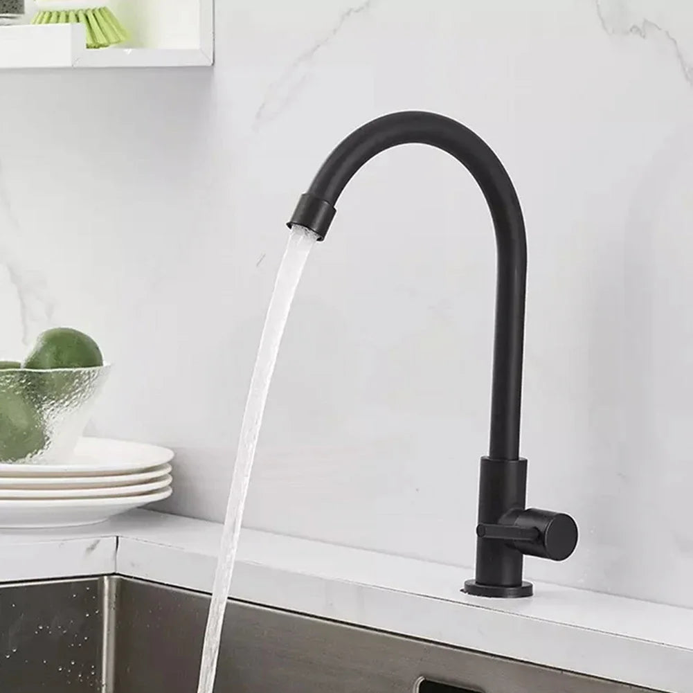 Black Kitchen Faucet Dual Function Single Handle Pull-out Mixer Hot And Cold Water Faucet Countertop Spray Head Faucet