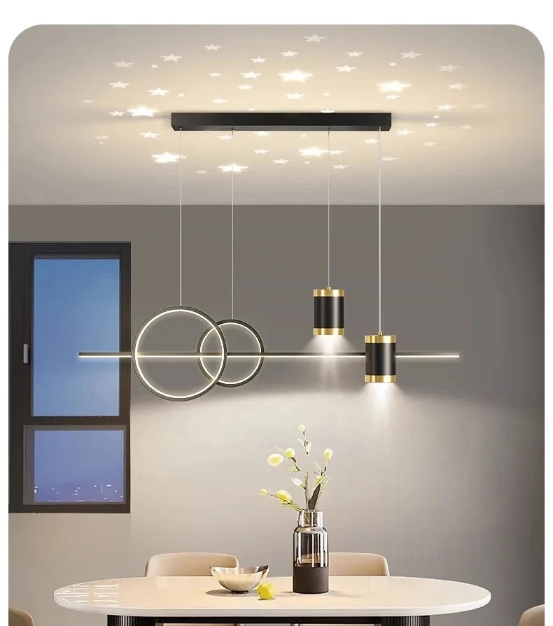 Modern Restaurant Pendant Lights LED Dining Tables Kitchens Ceiling Lights Modern Minimalist Hotels Bars Cafes Home Decor