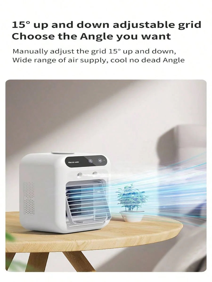 Air Cooler Humidifier Fan 2 Gear Air Conditioner Small Fans Portable USB Chargeable Spray Fans For Office Dormitory Room