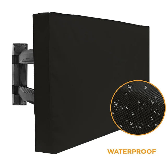 Weatherproof Dust-proof Outdoor TV Cover Beige 70" 75" 40" 46" 50" 55" 60" 65" Protect TV Screen Garden Patio Outdoor TV Cover