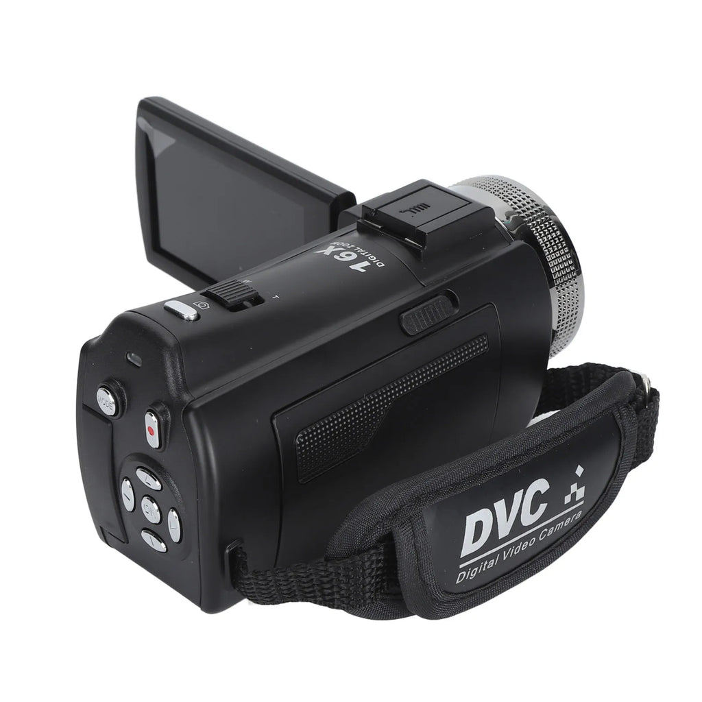 Video Camera Camcorder 30MP 1080P HD 3 Inch TFT LCD Screen 16x Zoom Night Vision Vlogging Camera with Microphone Remote Control