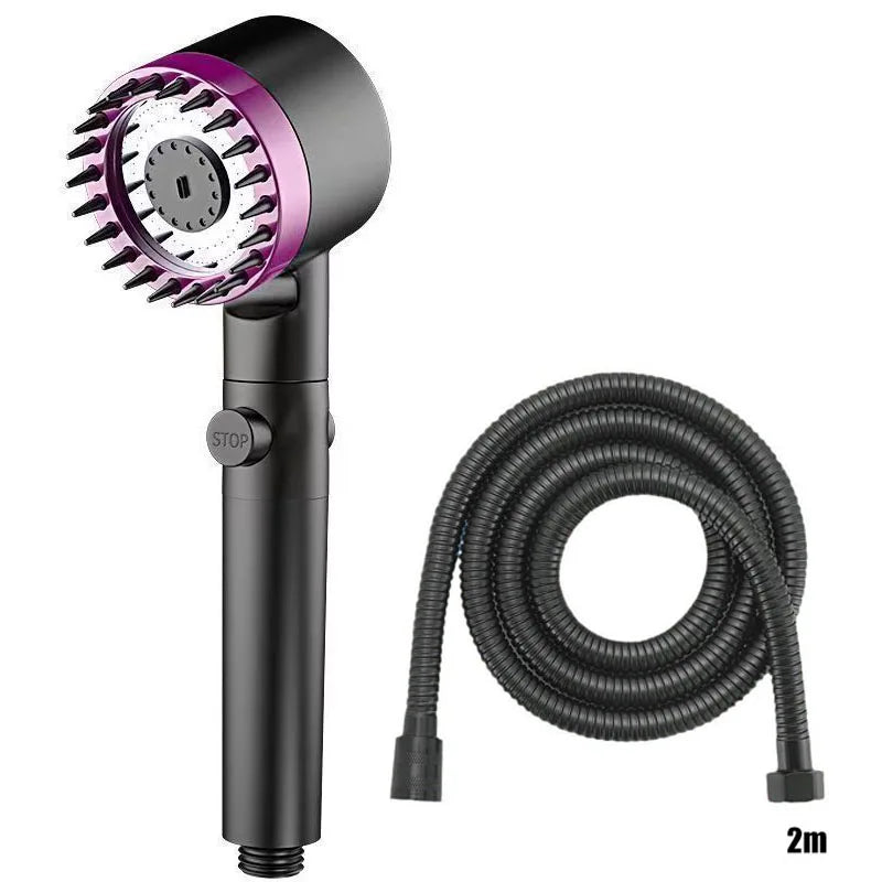 Shower Filter Four Modes Bathroom Accessories Head Massage Showerhead Replete for Shower Heads Knobs Showers Parts Fixture Home