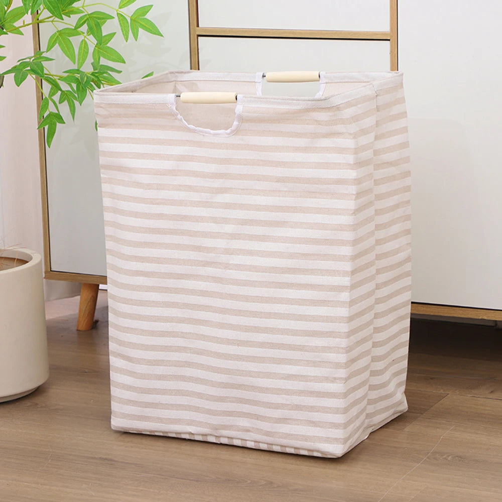 Large Capacity Laundry Storage Dirty Clothes Storage Basket with Handle Hamper Collapsible Laundry Basket Bathroom Accessories