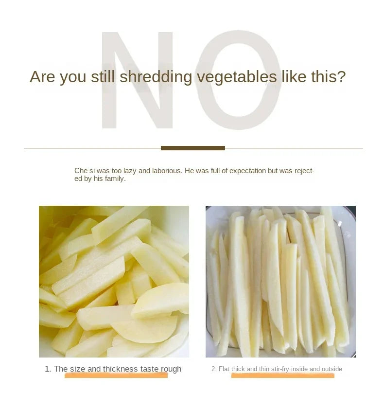 Manual Potatoes Carrots Cucumbers Slicer Stainless Steel Shredder Portable Kitchen Gadgets Kitchen Accessories Kitchen Tool
