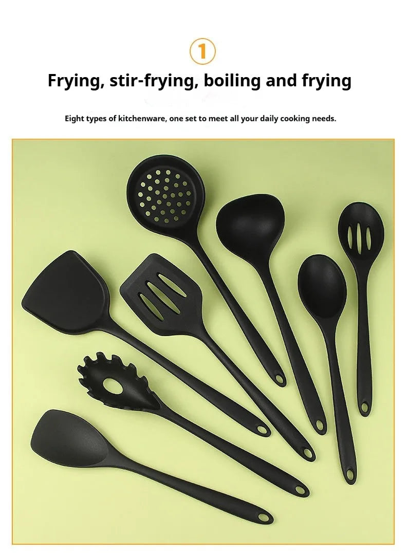 1/4/8Pcs Silicone Cooking Utensils Set, Kitchen Utensils Set for Non-stick Cookware, Dishwasher Safe Kitchen Gadgets Tools