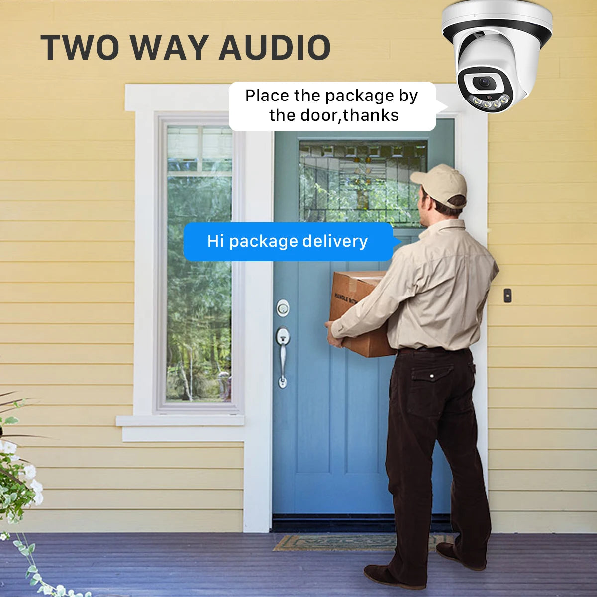 HD 5MP IP Camera Wi-Fi ONVIF H.265 Camera With SD Card Slot Motion Detect Alert Security Surveillance Camera 2 Ways Audio ICsee