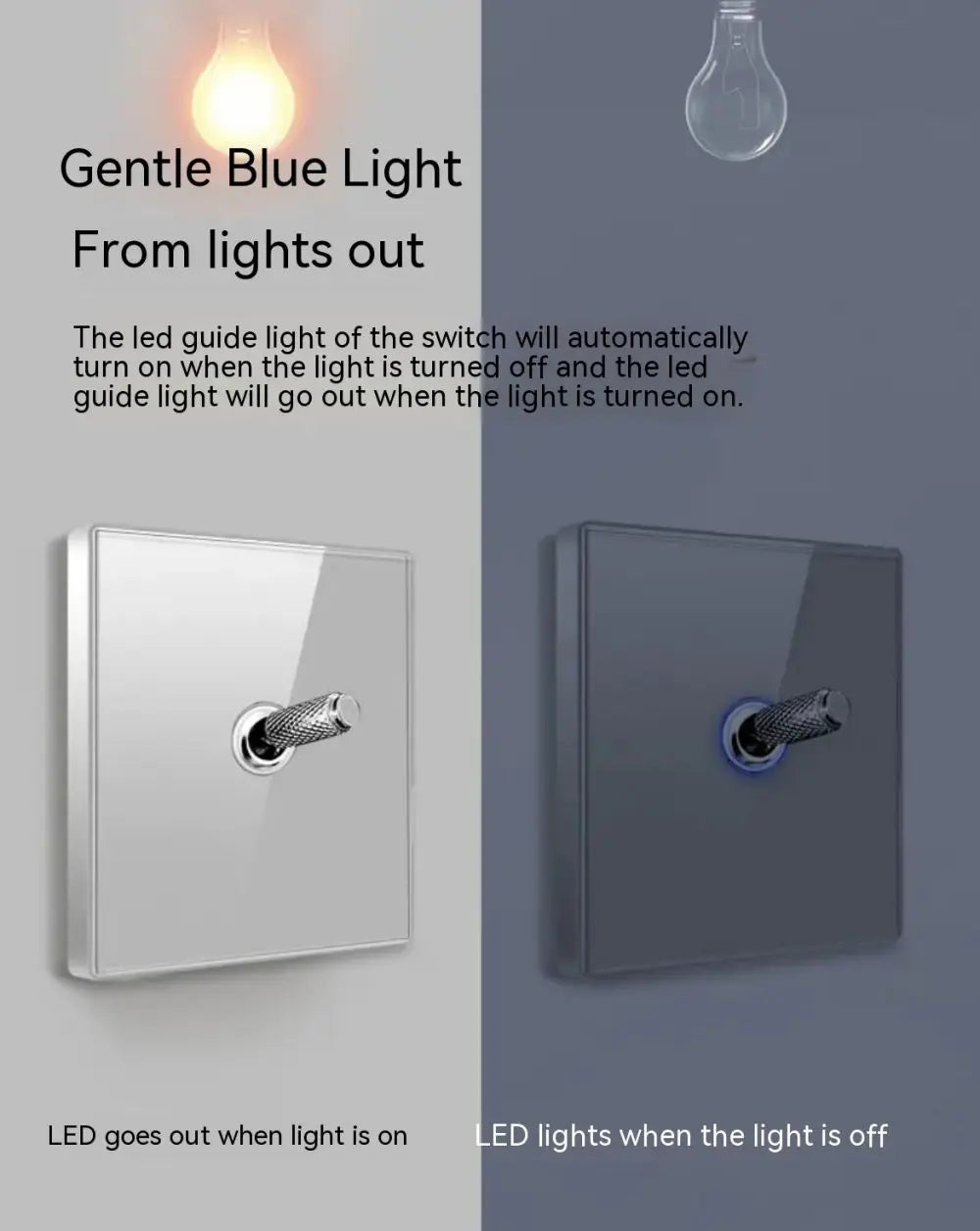 White Tempered Glass Work Driving Arm Wall Light Switch Led Indicator Light EU UK Standard 1/2/3/4gang Bedroom Usb Switch Socket