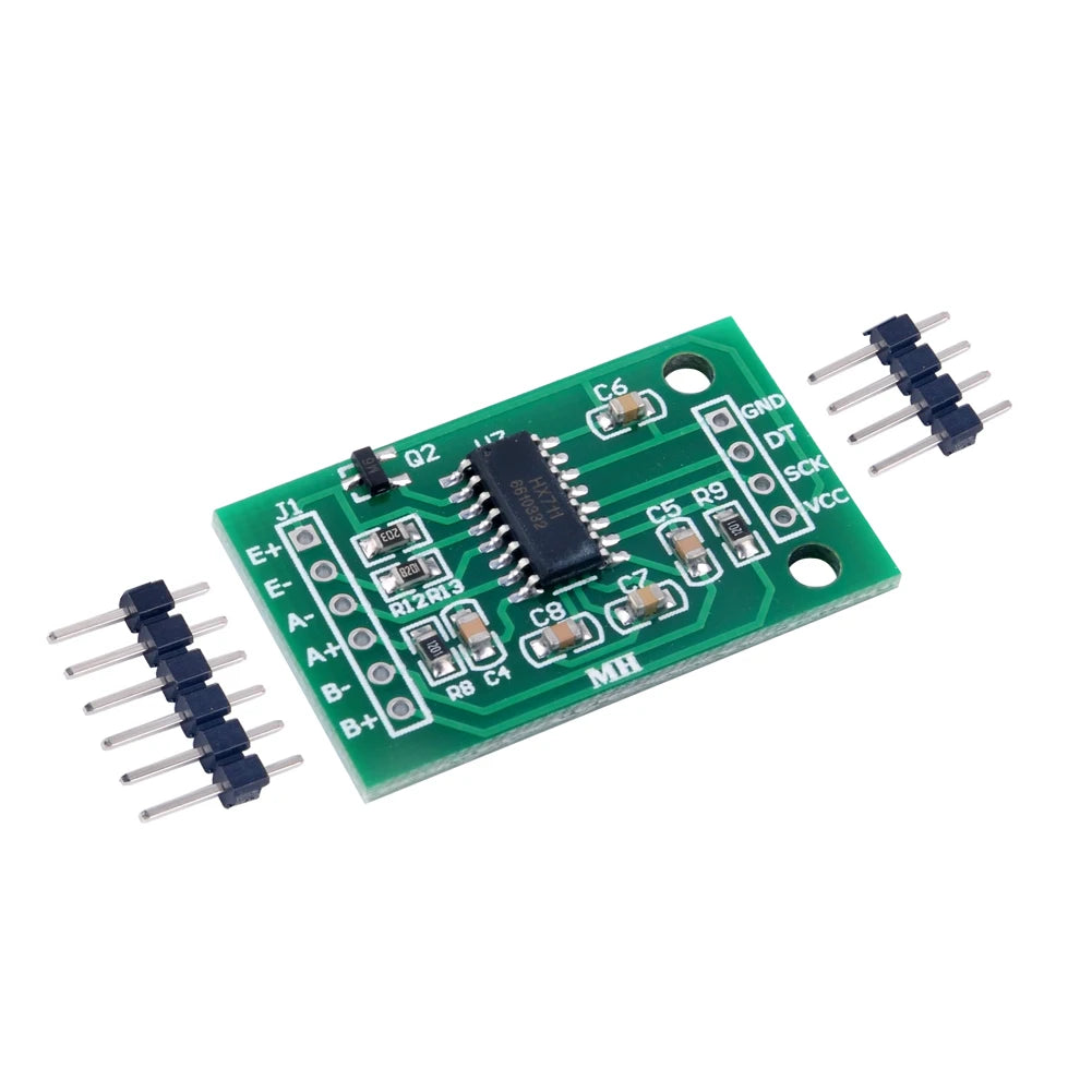 50kg Load Cell 50kg Weighing Sensor Half-bridge Strain Gauge with HX711 AD + Mounting Bracket Human Weight Sensor for Arduino