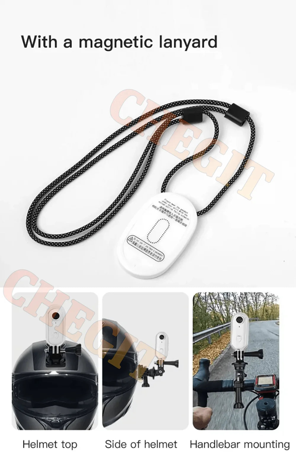 4K HD Motorcycle Mini Recorder Finger WIFI Action Camera Lightweight POV Motorcycle Road Sport Cam Bicycle Vlog Pet Body Camera