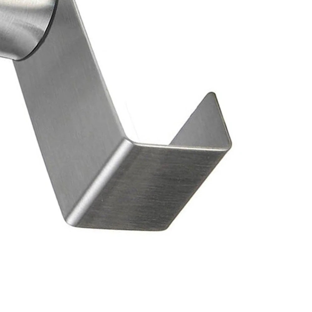 Bidet Sprayer Holder for Toilet Bathroom in Brushed Nickel Stainless Steel with Dual Mount Capability for Wand Use