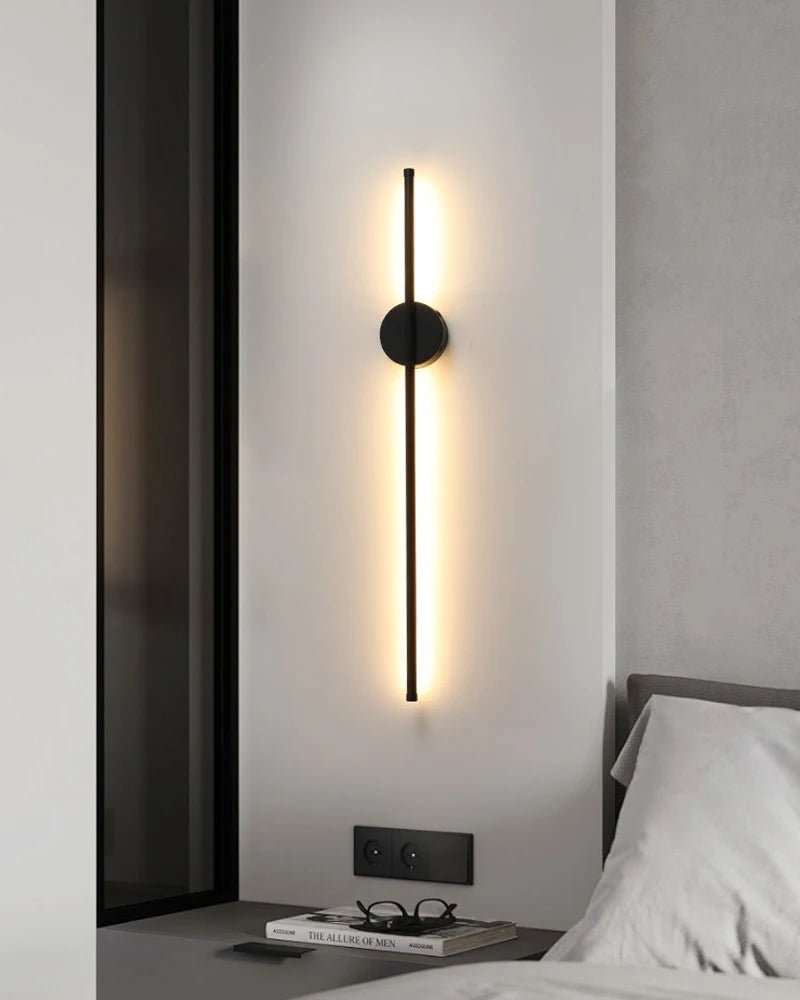 Indoor Touch Switch Dimmable LED Wall Lamps for TV Background Hardwired Long Press Dimming LED Wall Lights Wall Sconce Bedroom