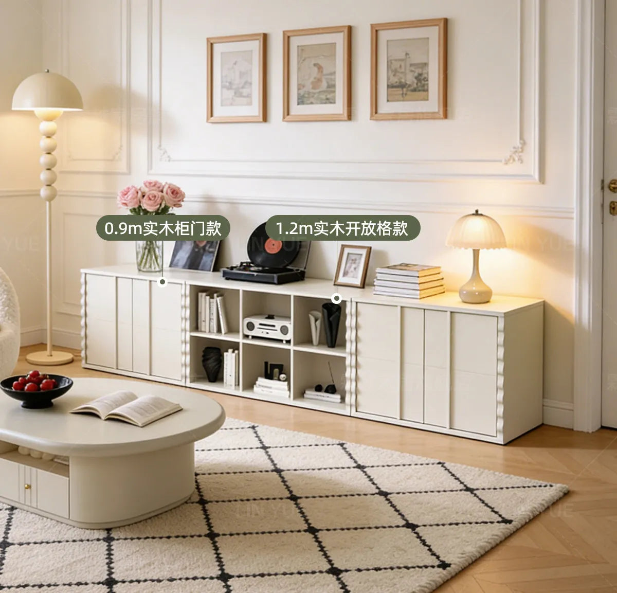 Modern Drinks Cabinets Figurine Modular Solid Wood Shelf Organization Cabinets Clearance Salon Gabinete Furniture For Home