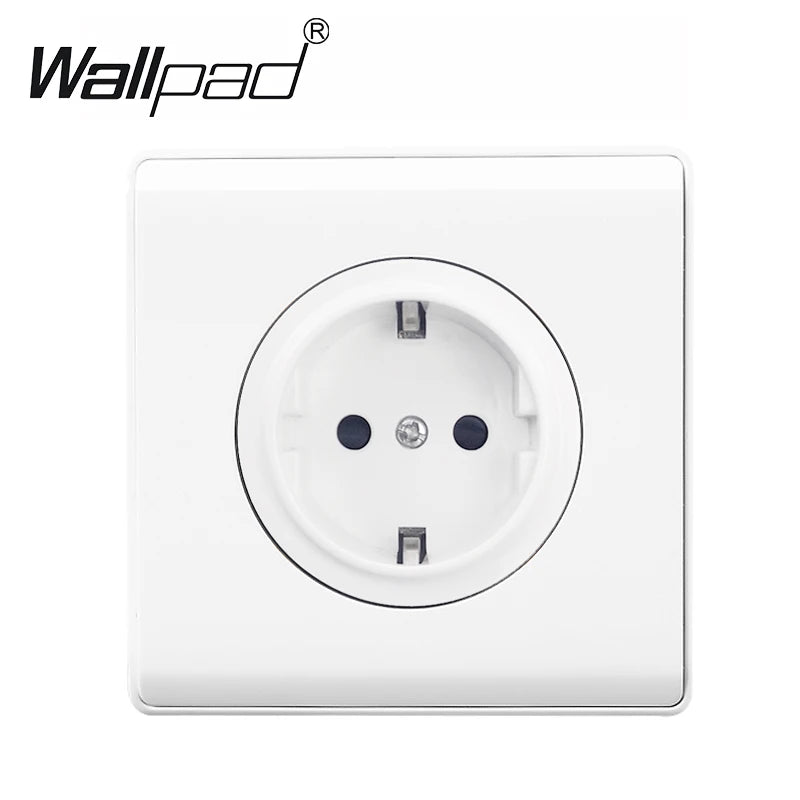 1 2 3 4 Gang Switch with LED Indicator White Plastic PC Panel On and Off Push Button Rocker 1 2 Way