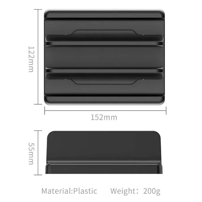 Universal Vertical Laptop Stand 3Slots Desk Laptop Holder Portable Laptop Docking Station Stand Adjustable Desktop Notebook Dock
