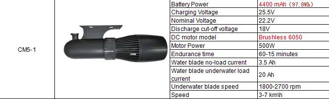 Camolech Underwater Scooter SUP Motor SUP Booster Electric Fin Propeller Camera Compatible for Pool Diving