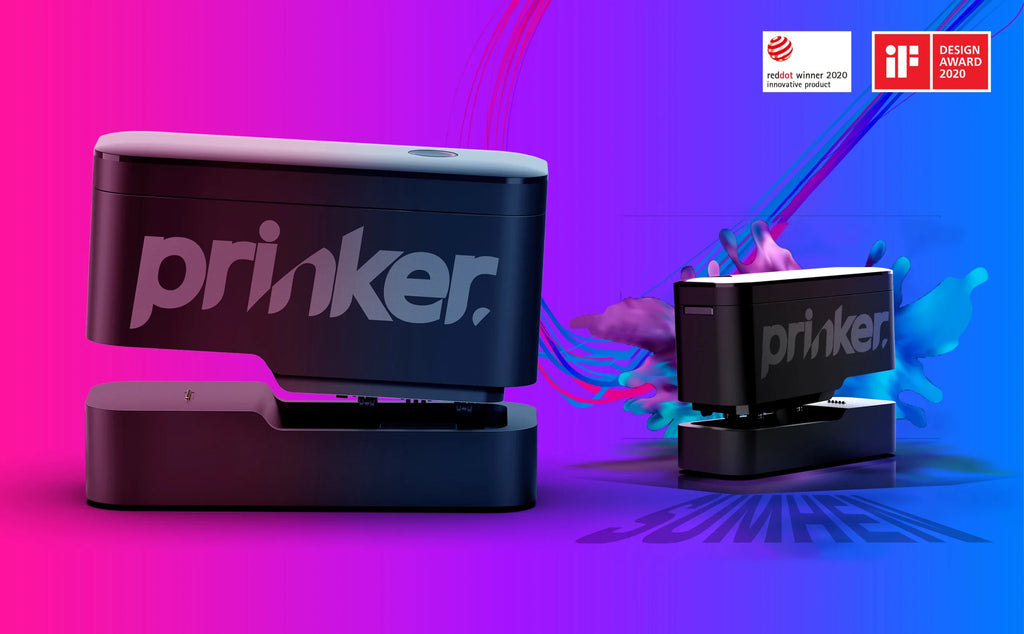 Prinker S Tattoo Printer Handheld Colour Printer Full Colour Inkjet Printer