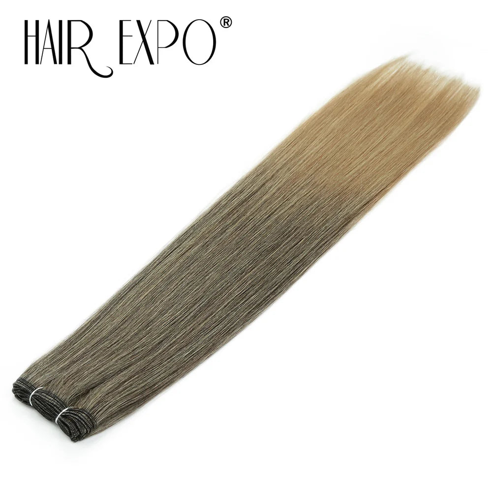 26" Bio Straight Hair Bundles Natural Soft Heat Resistant Fiber Synthetic Fiber Hair Extensions Protein Straight Hair Weave