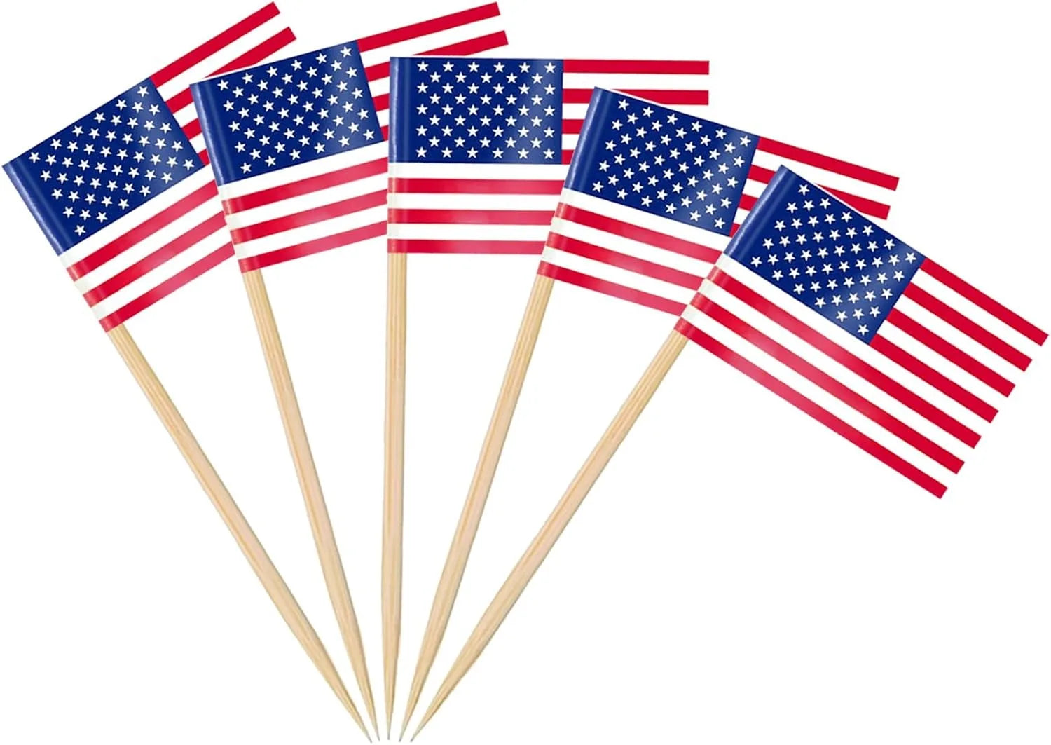 100 Pcs 10 Countries Toothpick Flags, Mini Flag Cupcake Toppers,Different Countries Flags Cocktail Picks for Party Decorations