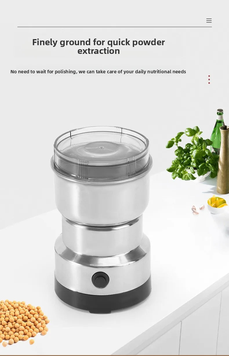 Kitchen Multifunctional 4 Blade Grain Grinder Coffee Chopping Home Electric Coffee Grinder Nut Bean Flavor Blender