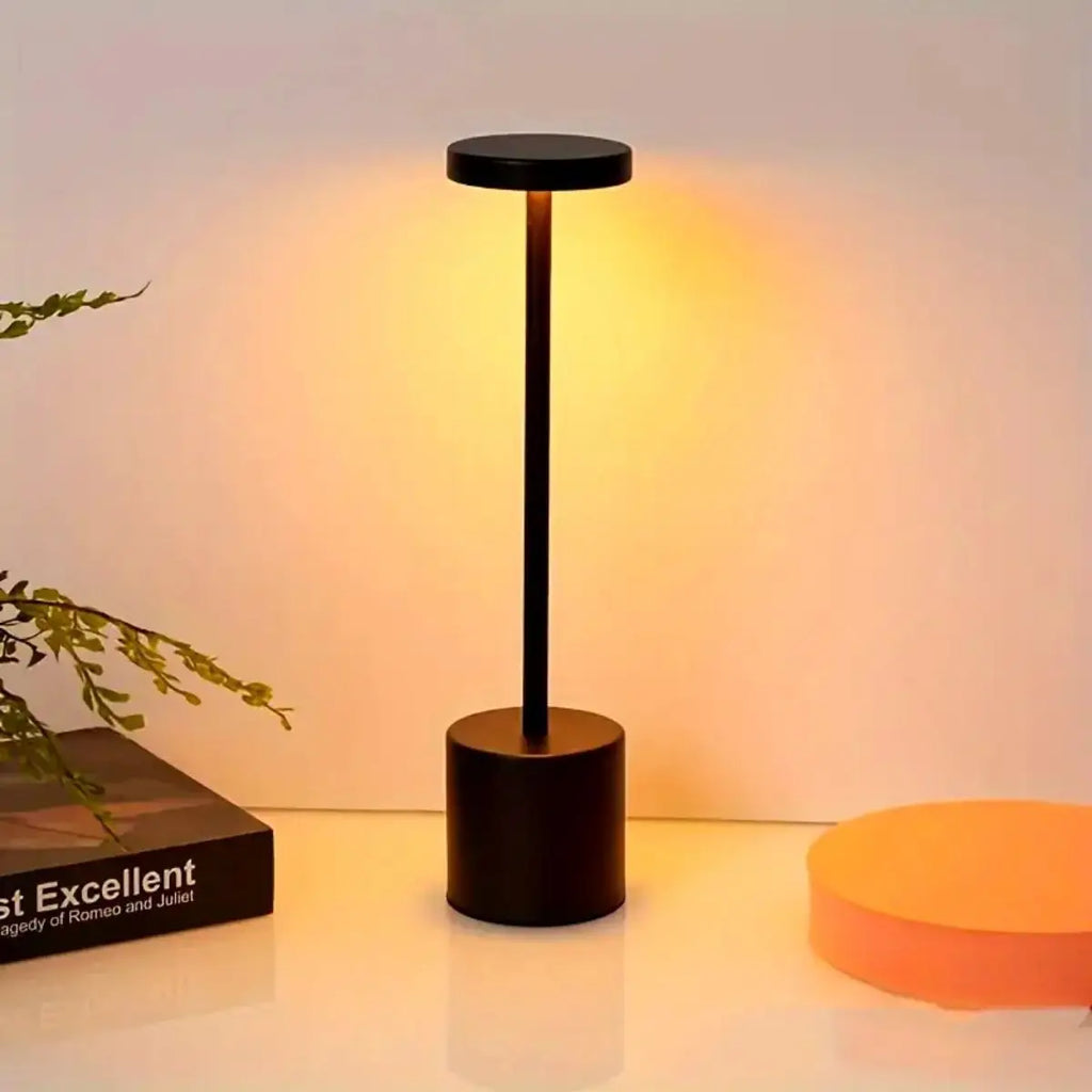 Modern touch adjustable table lamp, metal portable ambient light, suitable for decorating bedroom tables in various living rooms