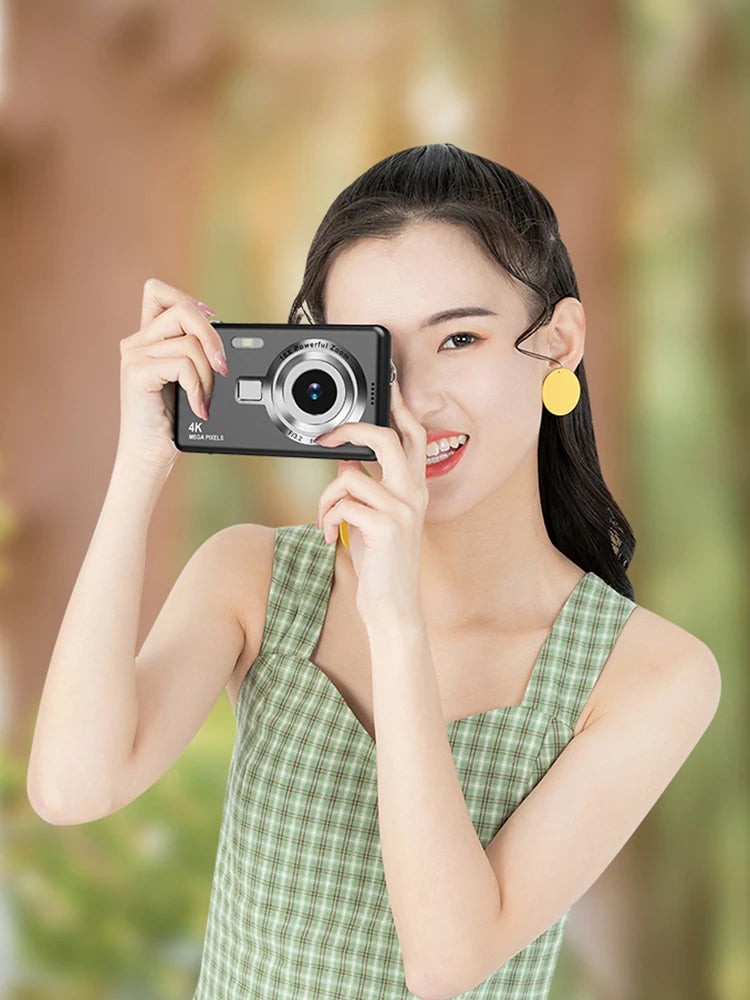 4K HD 1080P Digital Camera Anti-Shake Autofocus Vlogging Camera 2.4 Inch IPS Screen Photography Camera for Kids Adults Beginners