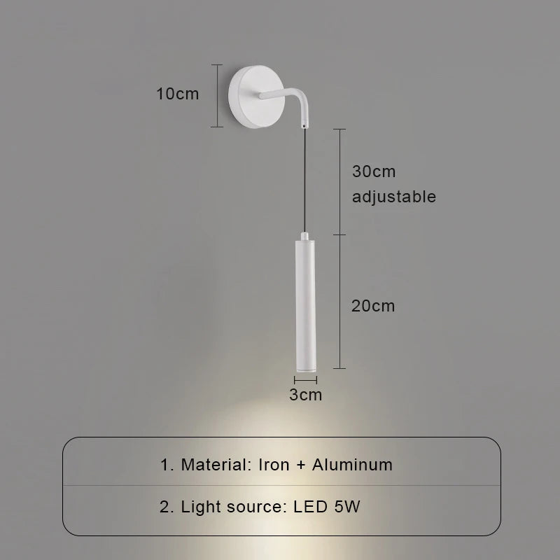 Modern Wall Lamp LED Wall Light Simplicity Spotlights Wall Sconces Indoor Lighting Room Decor For Bedroom Living Room Bedside