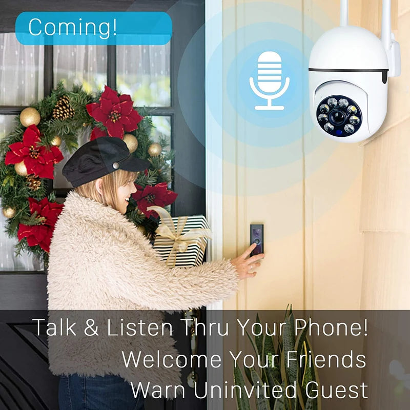 A7 Wireless Monitoring Camera 360 Degree Intercom 1080P Home Security Camera Remote HD Night Vision Camera Monitor Smart Home
